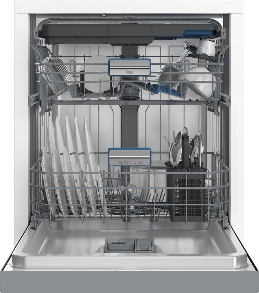 BEKO Unterbaugeschirrspüler BDDN36561XP, 8,9 l, 15 Maßgedecke