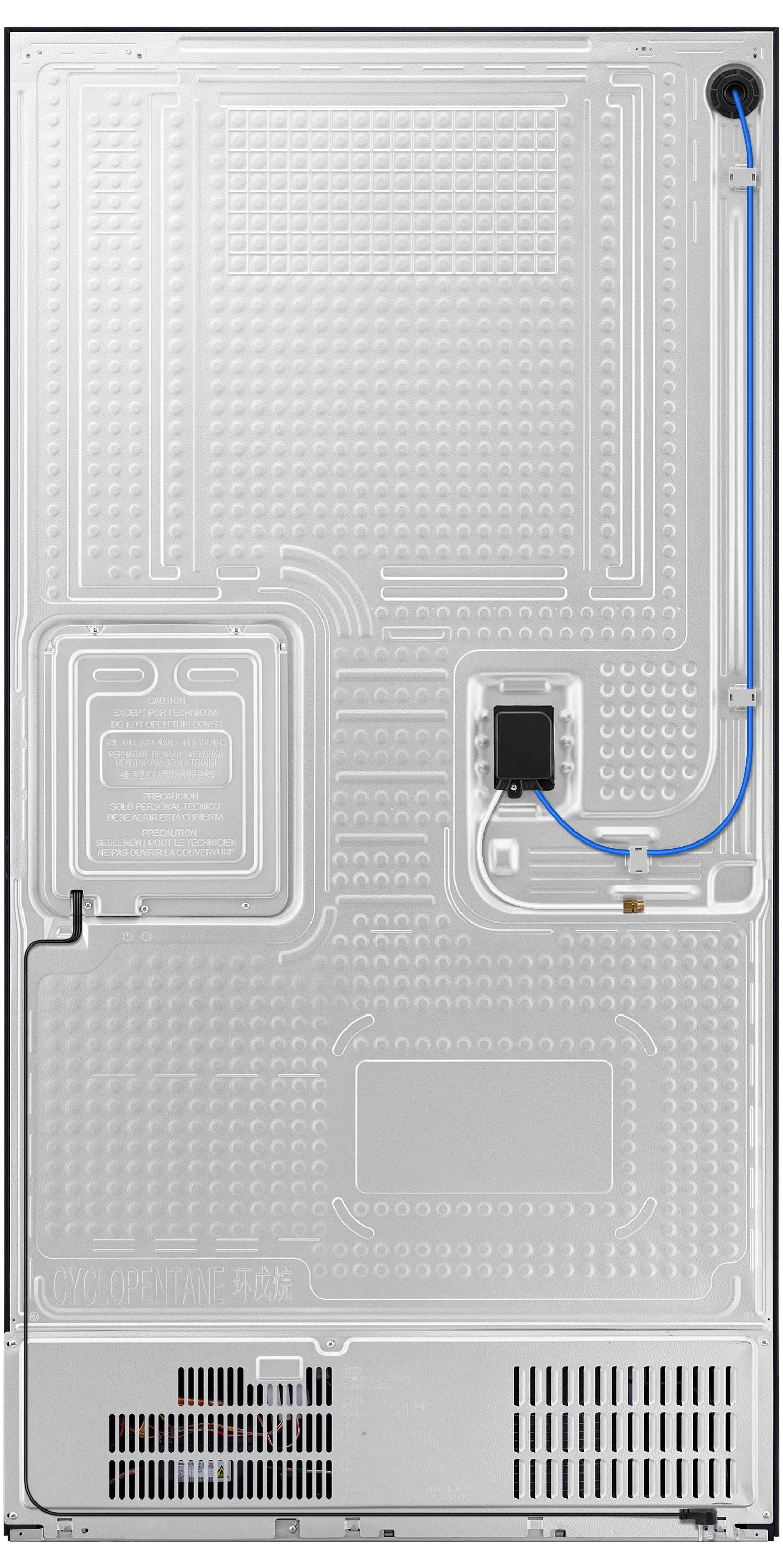 Samsung French Door RF9000 RF65DB970E22, 1853 cm hoch, 91,2 cm breit, 4-Türig