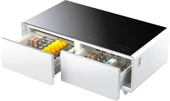 Caso Getränkekühlschrank 793, 46 cm hoch, 130,5 cm breit, Loungetisch mit Kühlfächern