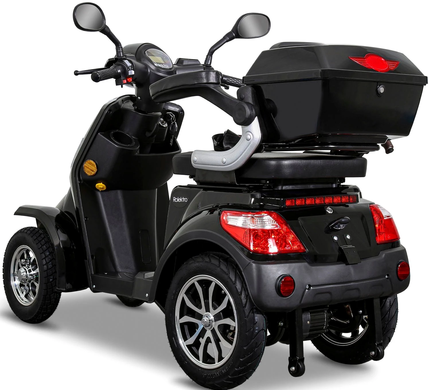 Rolektro Elektromobil Rolektro E-Quad 25 V.2, Blei-Gel-Akku, 1000 W, 25 km/h, (mit Topcase)