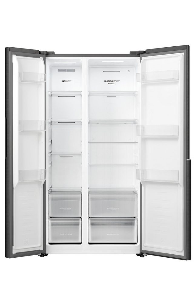 GORENJE Side-by-Side NRS917E41BX, 178,6 cm hoch, 91,1 cm breit, MultiAirFlow-Sys
