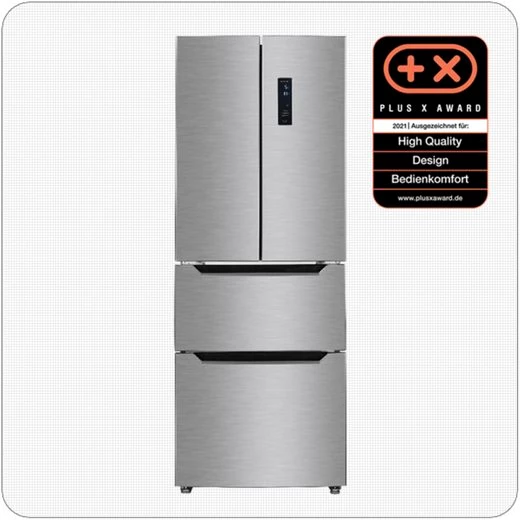 Wolkenstein French Door FD351 FD351.4A++NF IX, 185.5 cm hoch, 63,50 cm breit, Touch Control