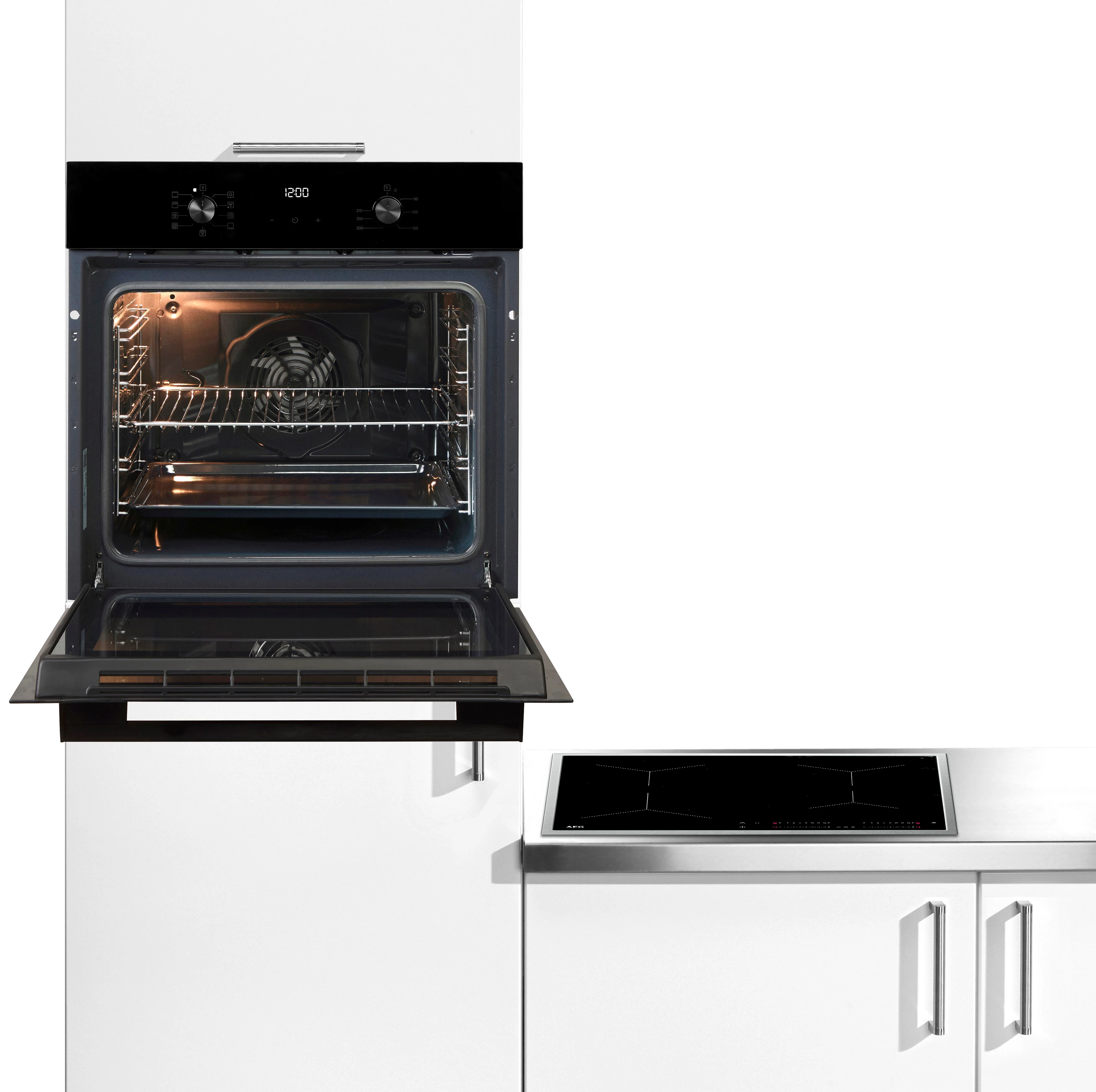 AEG Backofen-Set HH24BSIB, Aqua Clean, Wasserdampfreinigung des Ofens