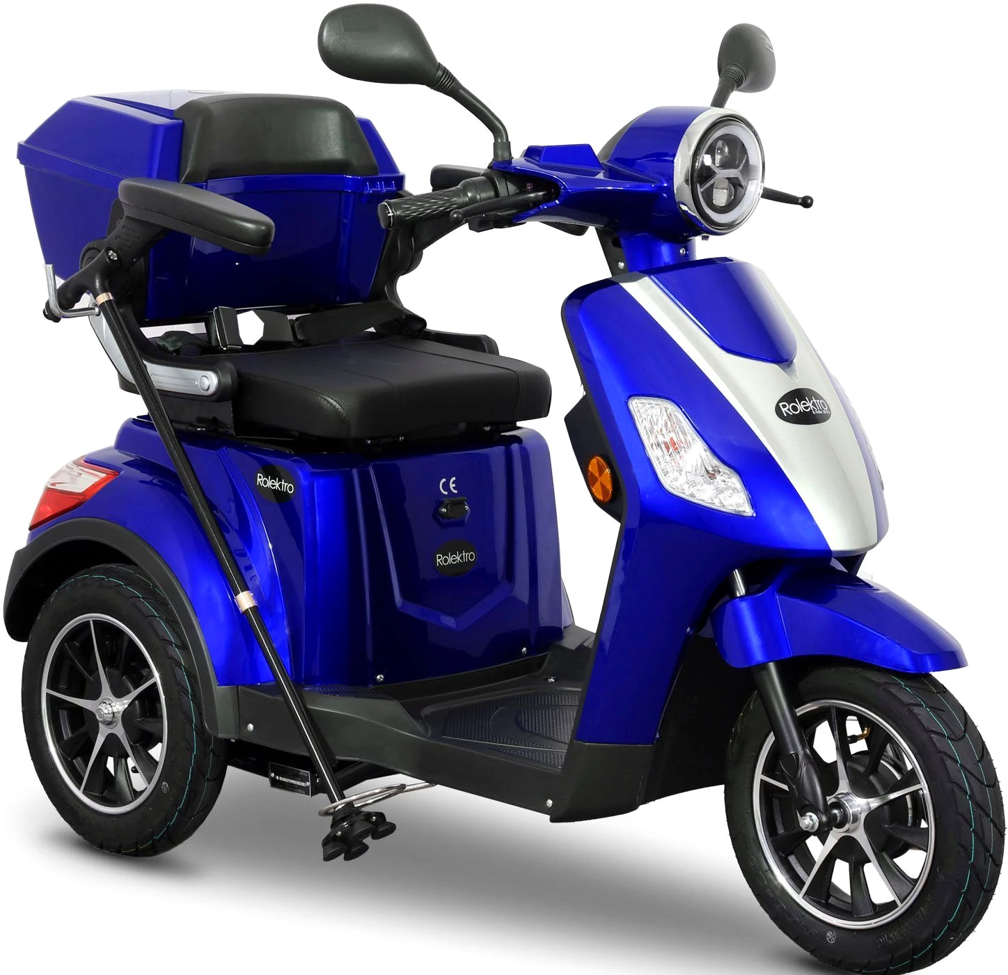 ROLEKTRO Elektromobil E-Trike 25 V.2, Blei-Gel-Akku 1000 W, 25 km/h, (mit Topcase) ... mehr