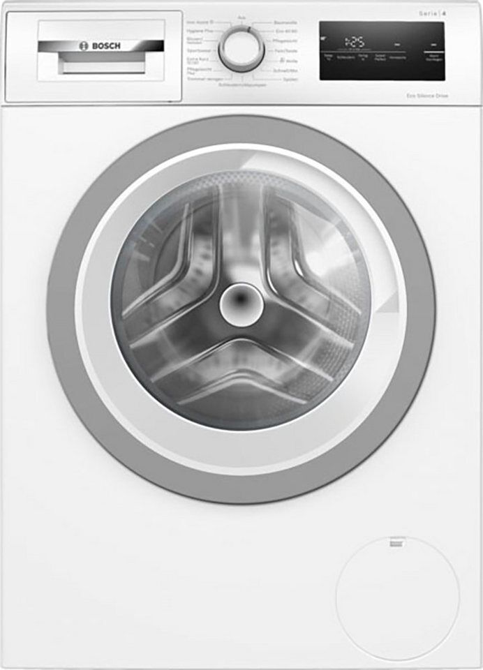 BOSCH Waschmaschine Serie 4 WAN28127, 8 kg, 1400 U/min, Knitter-Programm Iron As