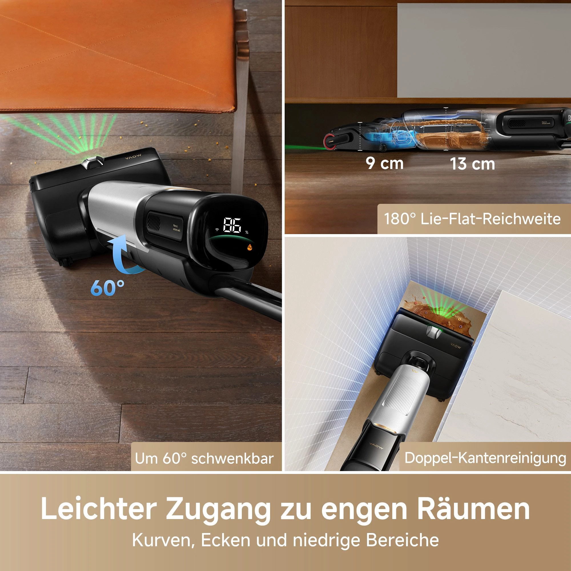 Dreame Nass-Trocken-Sauger MOVA X4 Pro, 450 W, 20.000Pa Saugkraft