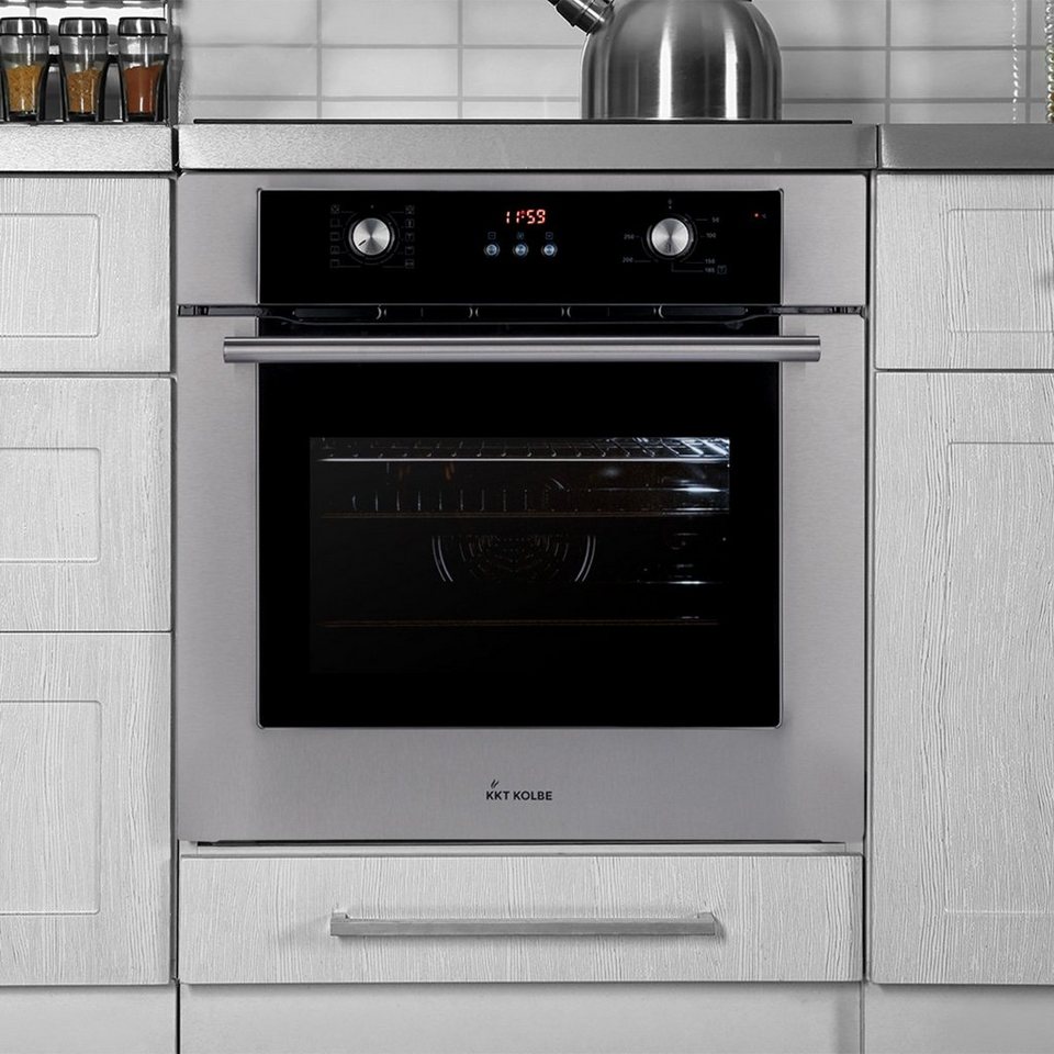 KKT KOLBE Einbaubackofen Backofen Elektroherd BO8810SS, DampfClean, 60 cm / Einb