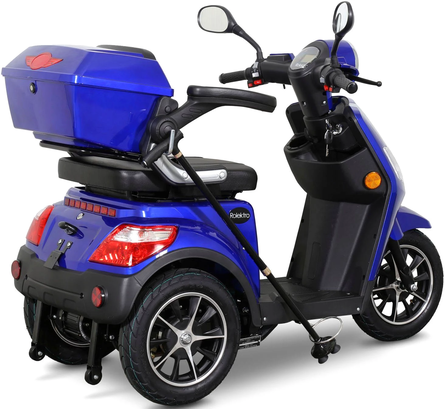 ROLEKTRO Elektromobil E-Trike 25 V.2, Blei-Gel-Akku 1000 W, 25 km/h, (mit Topcase) ... mehr