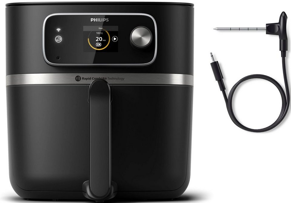 Philips Heißluftfritteuse HD9880/90 Airfryer XXL, 8,3 l, 2000 W, mit WiFi Konnek