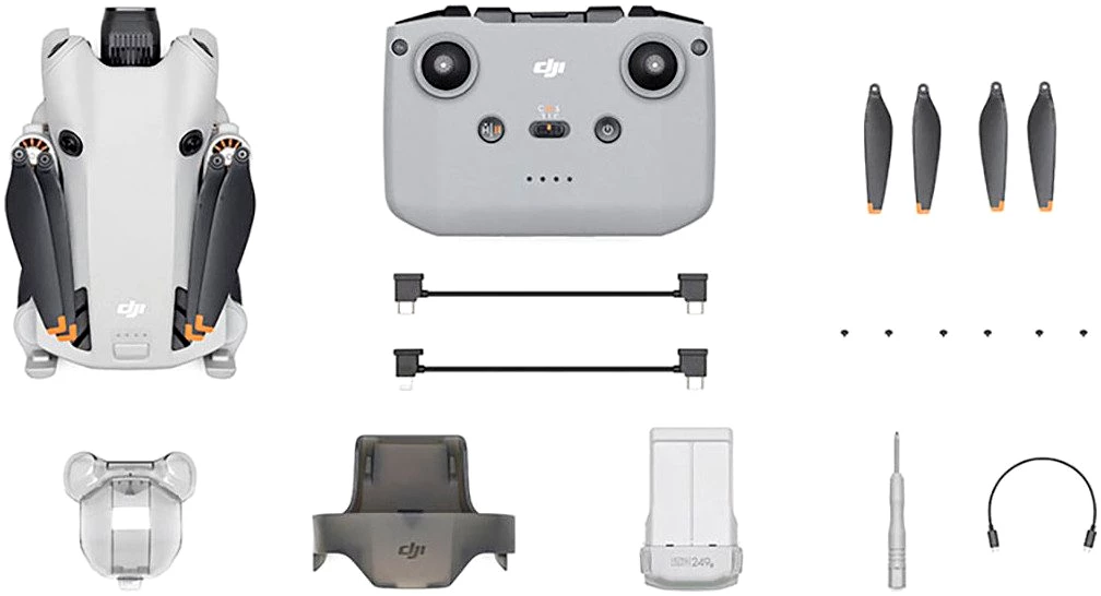 DJI Mini 4 Pro Drohne (4K Ultra HD, DJI RC-N2 Fernsteuerung)