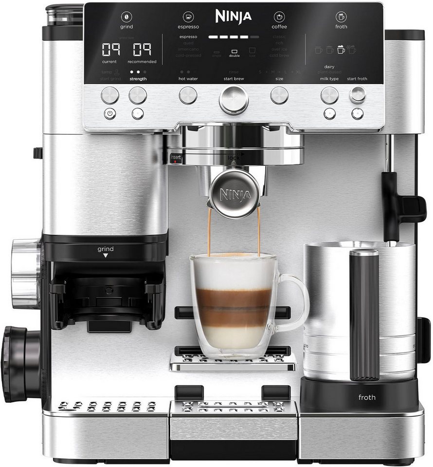 NINJA Espressomaschine ES601EU, Espresso-, Cold Brew- und Filterkaffeemaschine