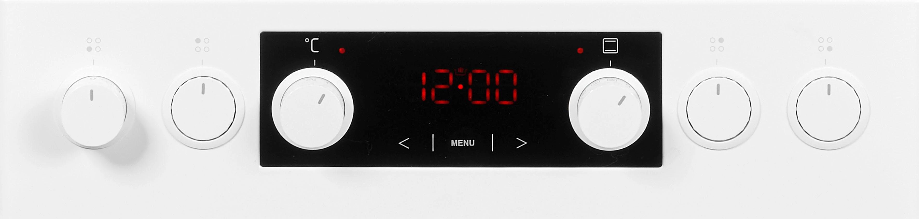 Amica Elektro-Standherd SHC 904 100, mit 2-fach-Teleskopauszug, Steam Clean, softClose
