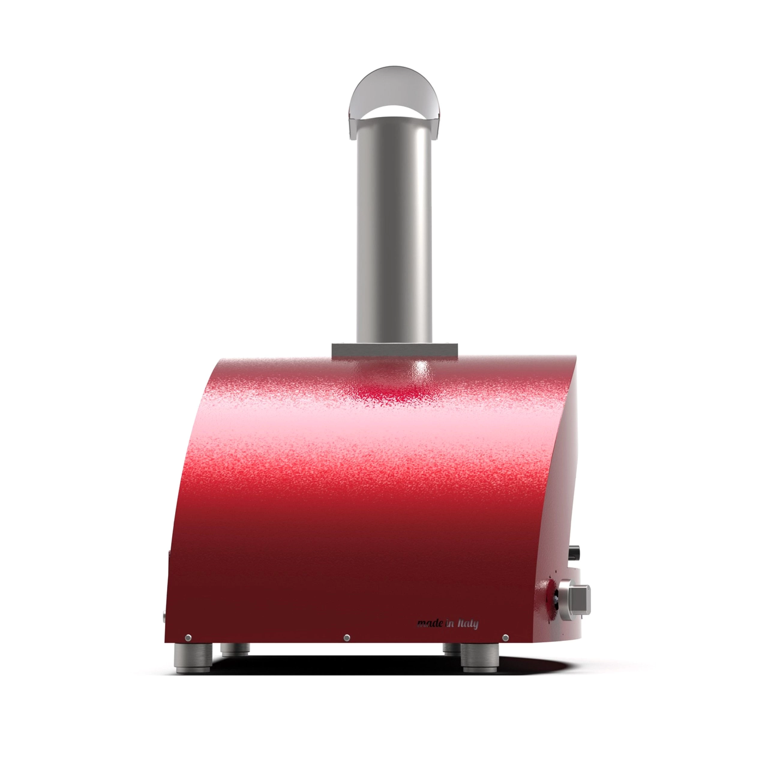 Alfa Forni Pizzaofen Alfa Forni Gas Pizzaofen MODERNO 3 Pizze Antik Rot FXMD-3P-GROA-DE