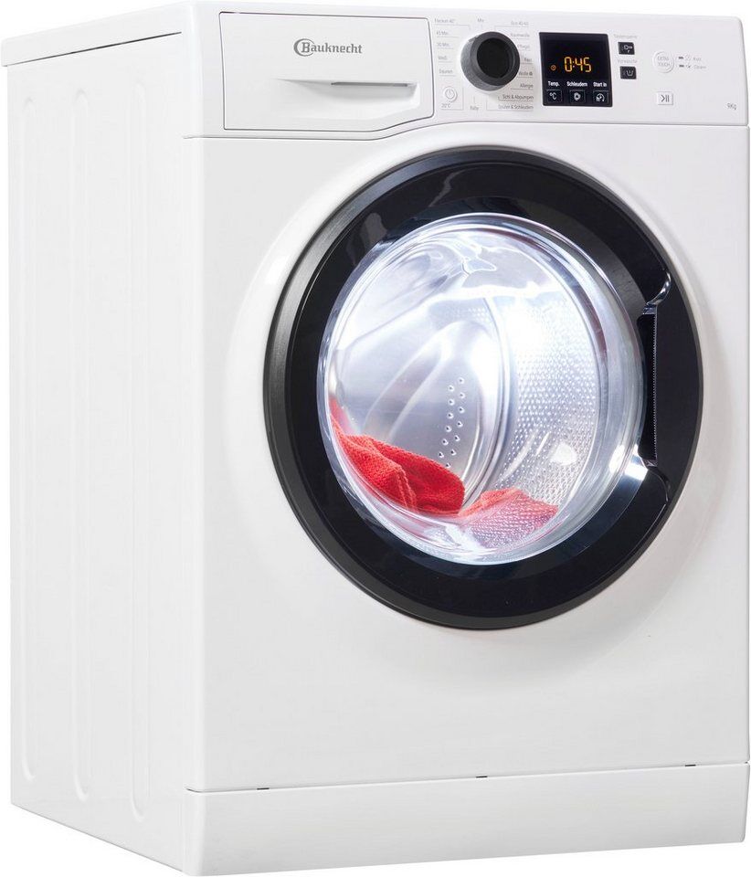 BAUKNECHT Waschmaschine Super Eco 948 A, 9 kg, 1400 U/min, 4 Jahre Herstellergar