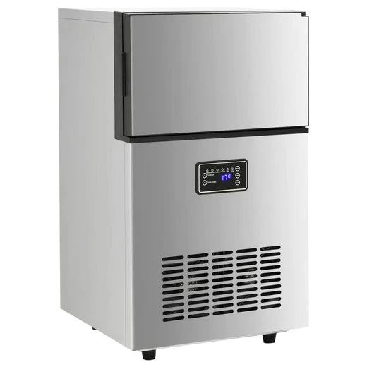 vidaXL Eiswürfelmaschine Eiswürfelmaschine 420 W Silbern 45 kg 24 h