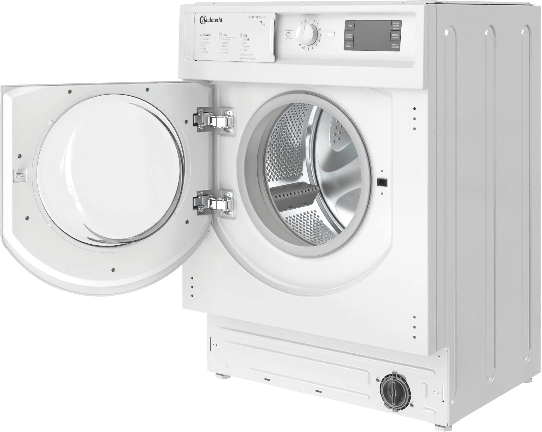 BAUKNECHT Einbauwaschmaschine BI WMBG 71483E DE N, 7 kg, 1400 U/min