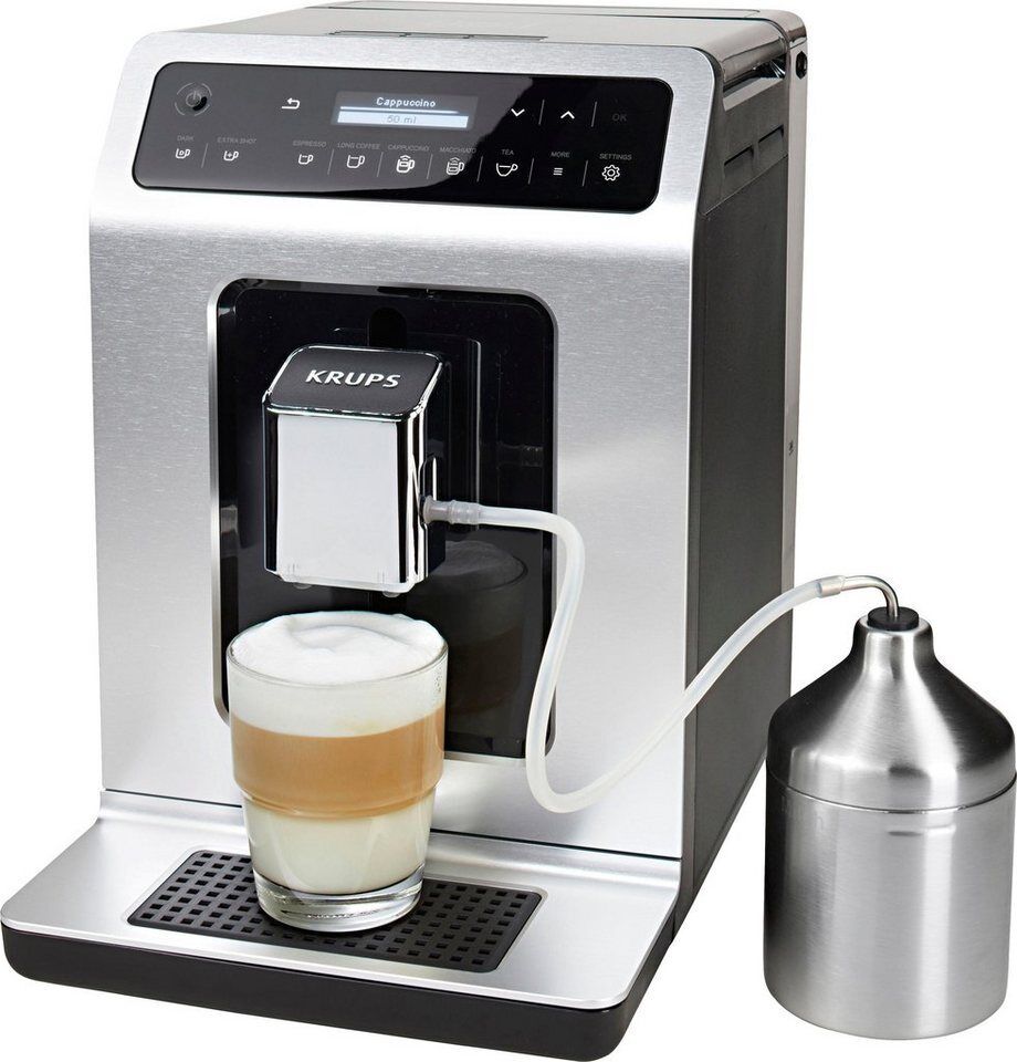 Krups Kaffeevollautomat EA891D Evidence, 12 Kaffee- und 3 Tee-Variationen, OLED-