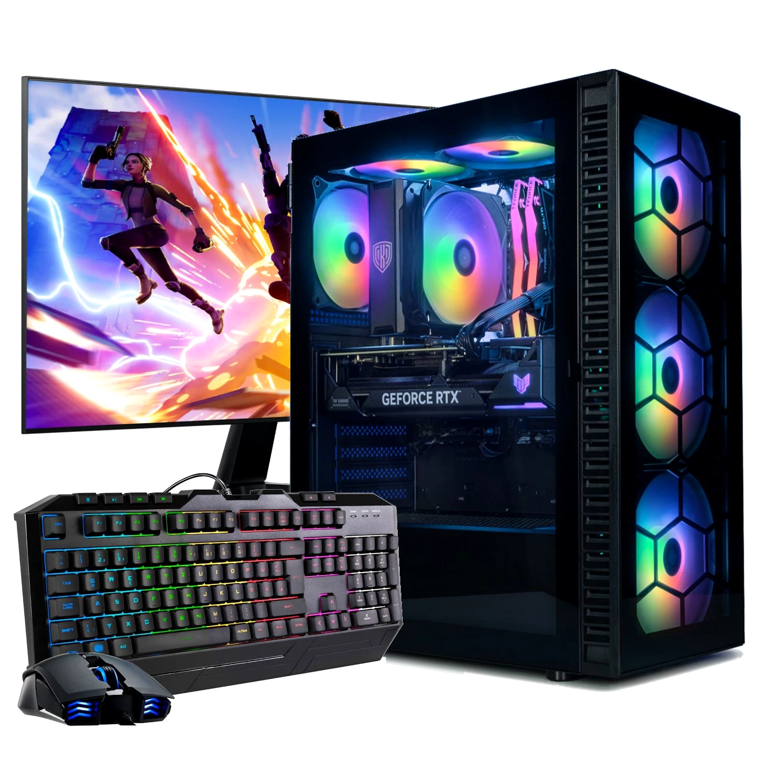 MEINPC Intel Core i9 mit GeForce RTX 4060 Gaming-PC-Komplettsystem Gaming, Gamer, RGB