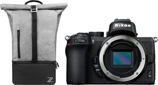 Nikon Z50 DX 16-50 mm 1:3.5-6.3 VR + Rucksack Systemkamera