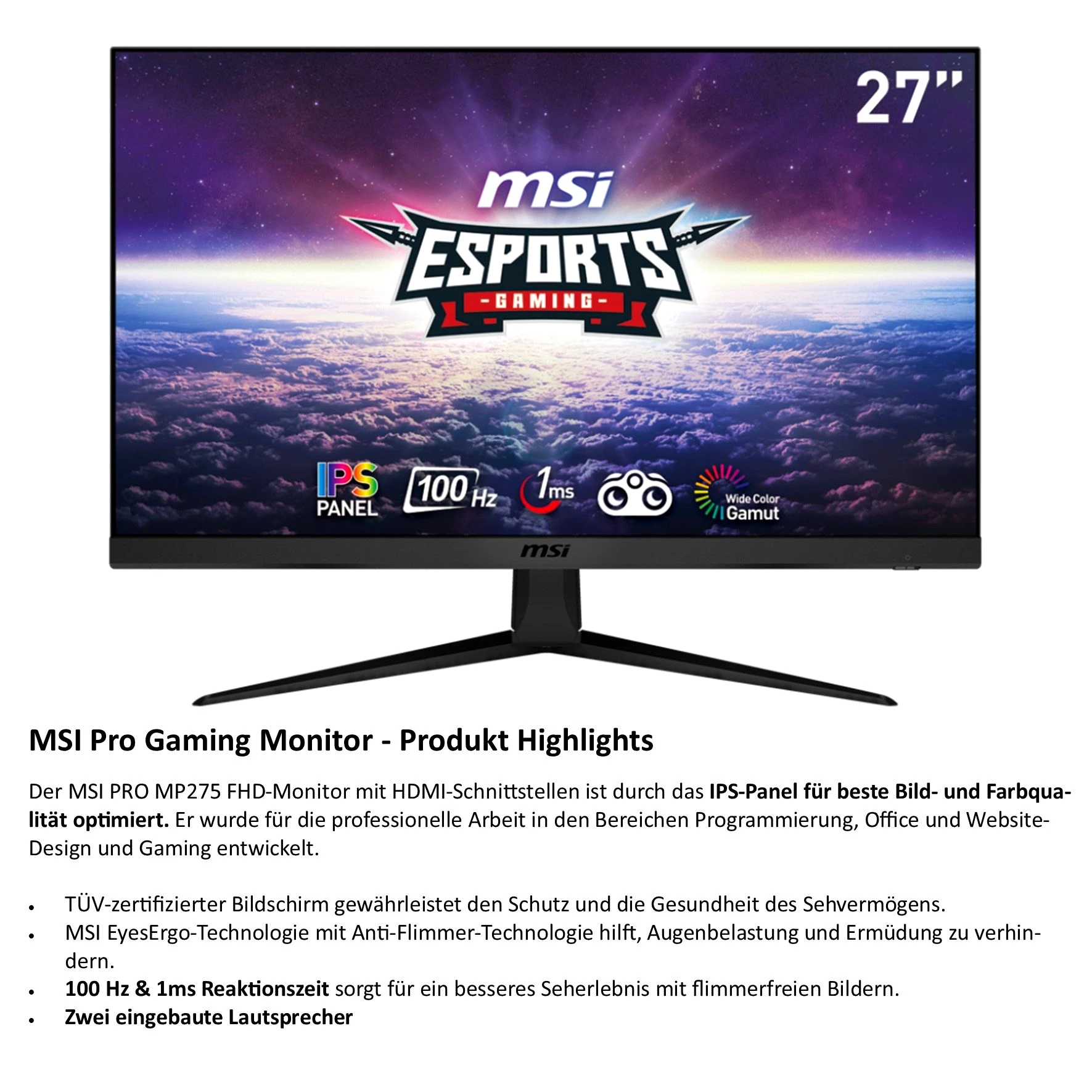 MEINPC AMD Ryzen 7 Set Gaming-PC-Komplettsystem Gaming, Gamer, RGB ... mehr