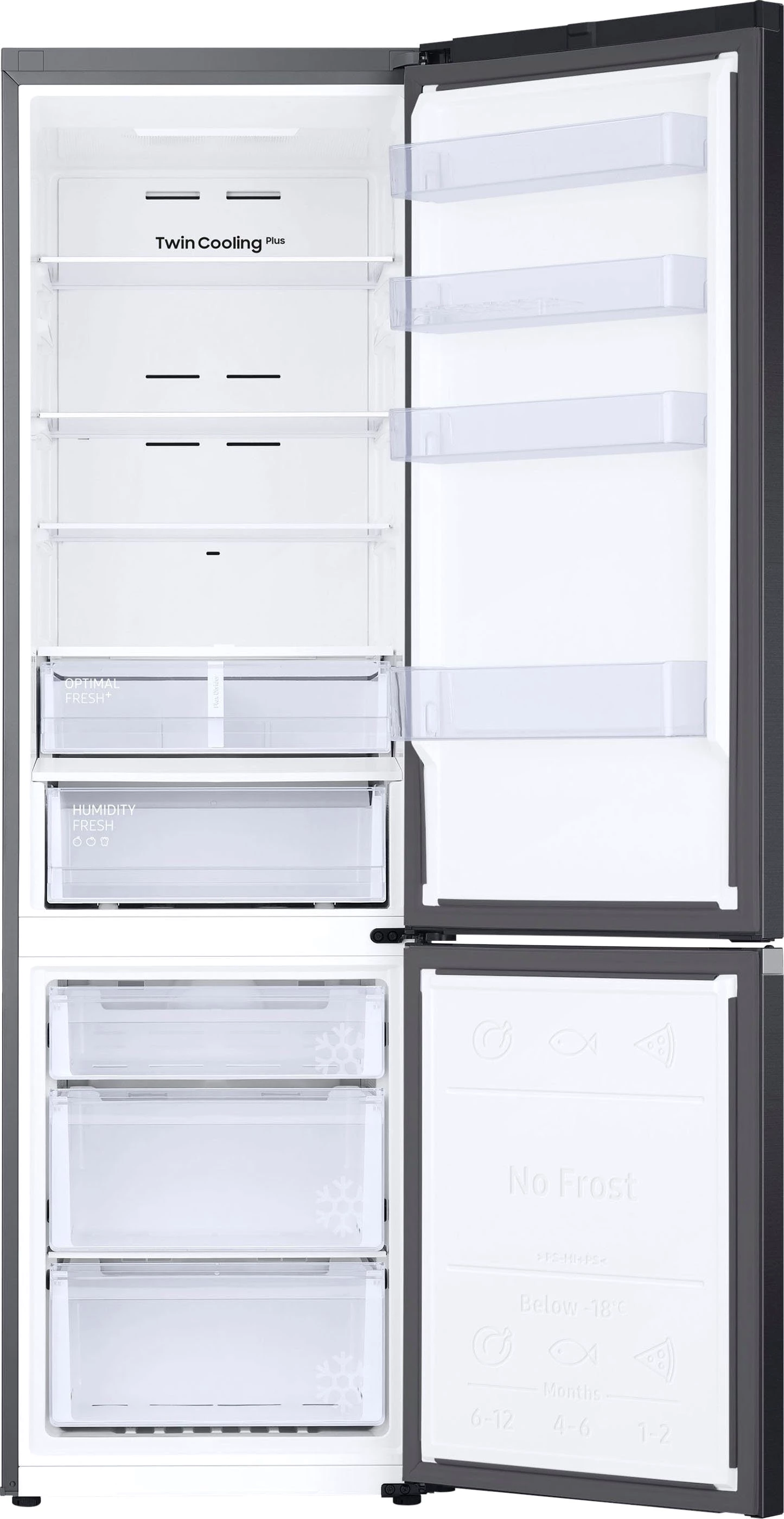 Samsung Kühl-/Gefrierkombination RB7300 RB38C607AB1, 203 cm hoch, 59,5 cm breit