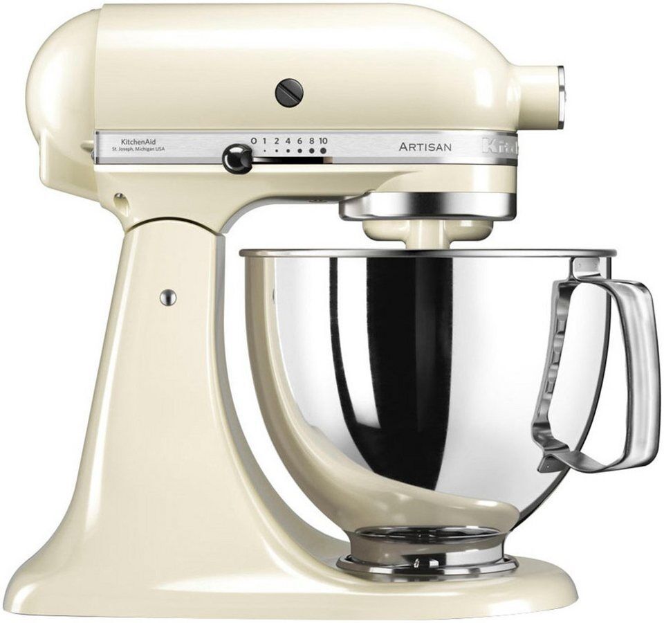KitchenAid Küchenmaschine 5KSM125EAC, 300 W, 4,8 l Schüssel, Gratis Fleischwolf+