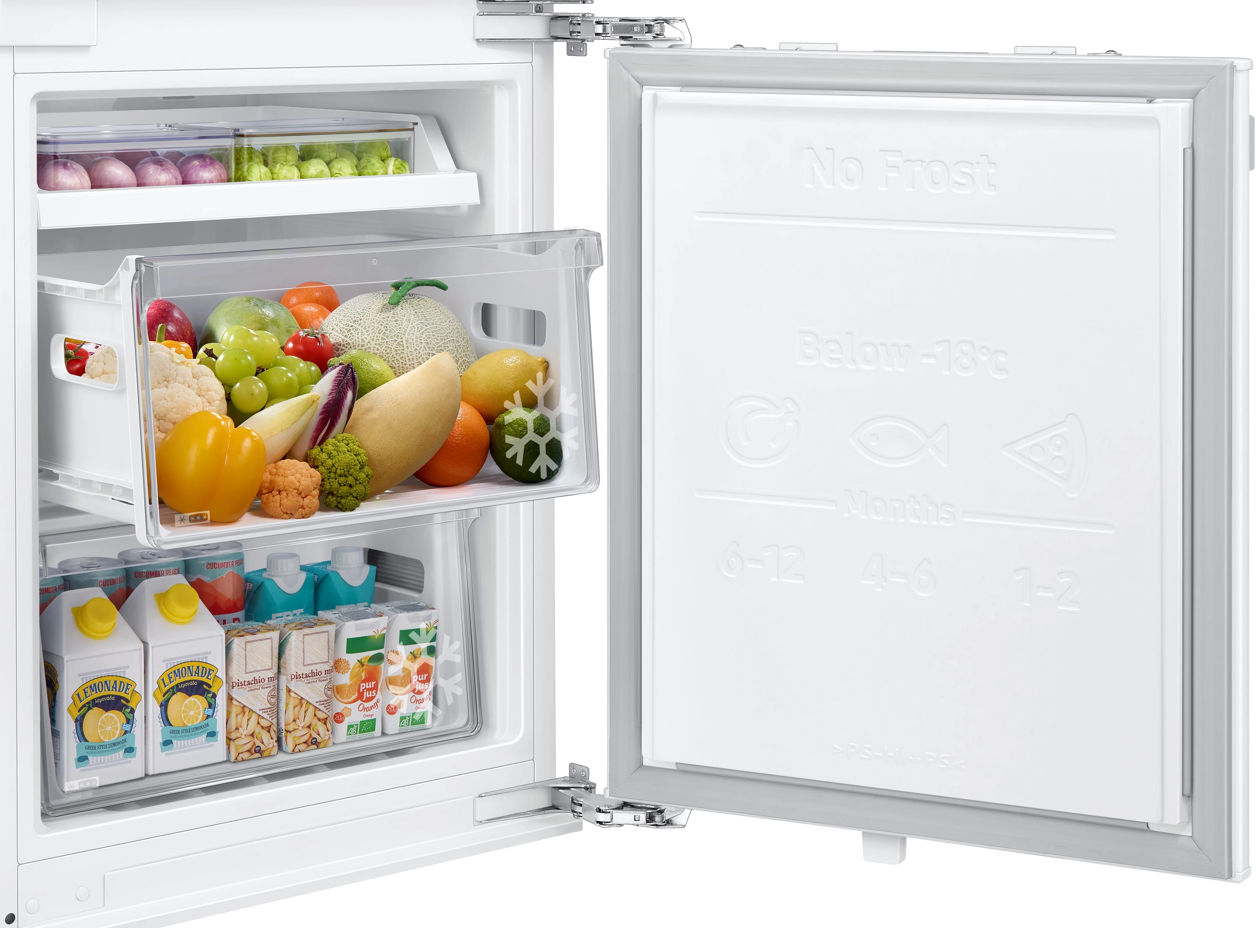 Samsung Einbaukühlgefrierkombination BRB8OF BRB80F26ACFO, 177,5 cm hoch, 54 cm breit