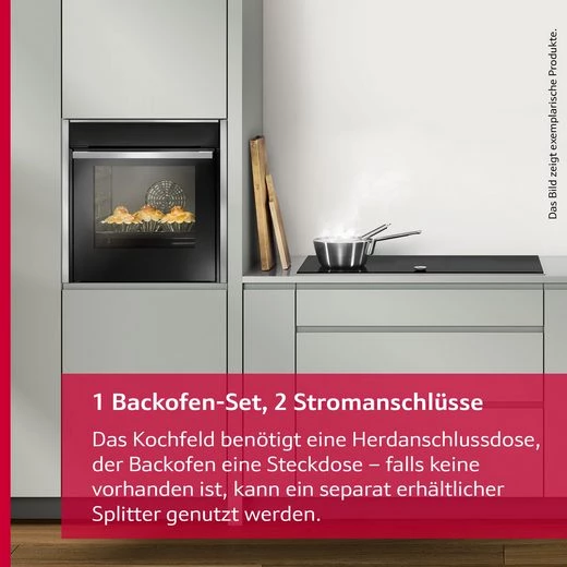 NEFF Backofen-Set N 30/N 50 BX16B, mit Teleskopauszug nachrüstbar