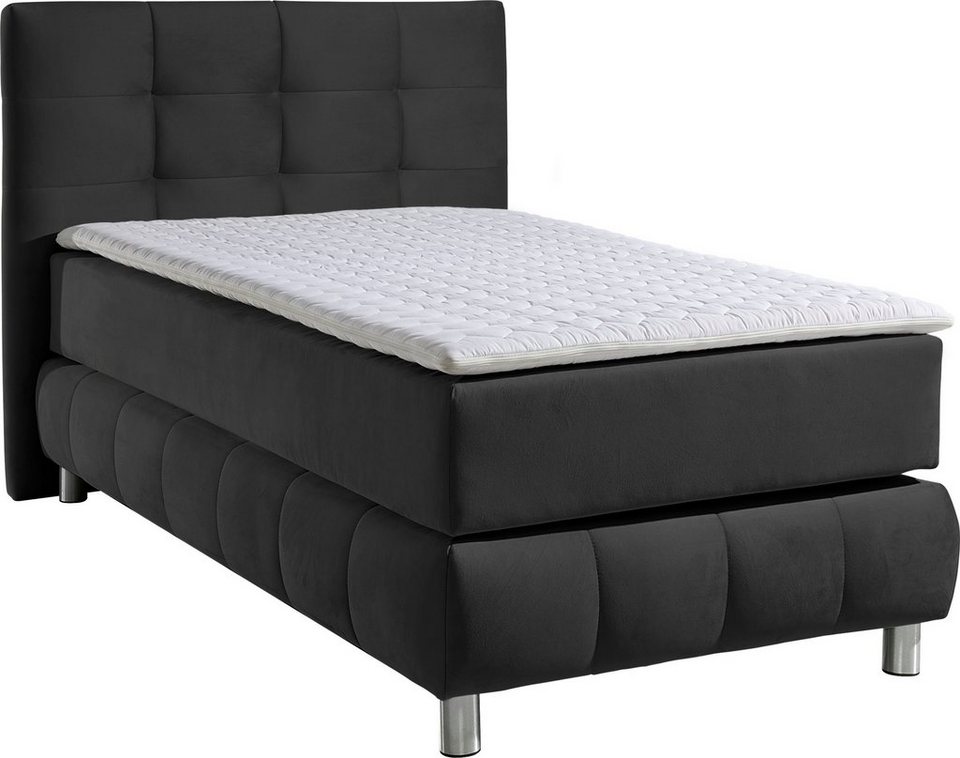 Home affaire Boxspringbett Salo, incl. Topper, 6 Breiten, 2 Härtegrade, TFK auch