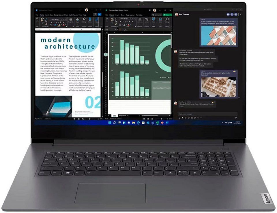 Lenovo V17-IRU Notebook (43,9 cm/17,3 Zoll, Intel Core i3 1315U, UHD Graphics, 5