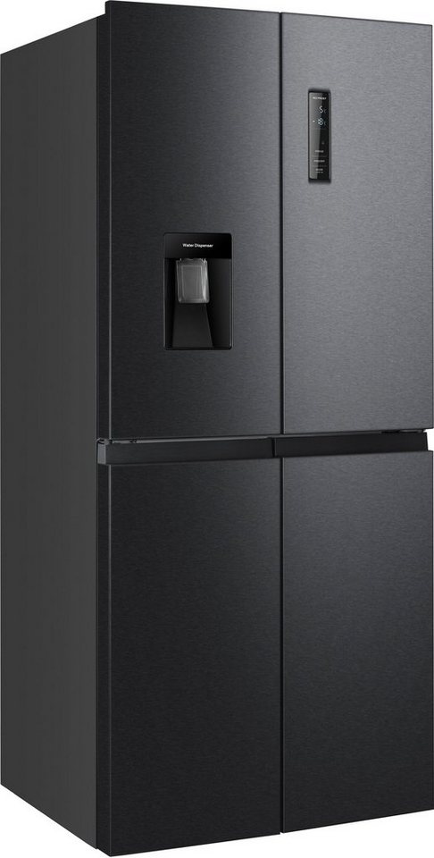 Hanseatic Multi Door HCDB18080DWDBI, 180 cm hoch, 79 cm breit, NoFrost, Wassersp