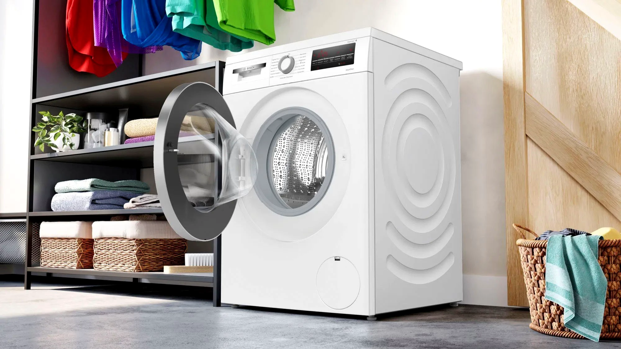 BOSCH Waschmaschine WUU28T70, 8 kg, 1400 U/min, unterbaufähig