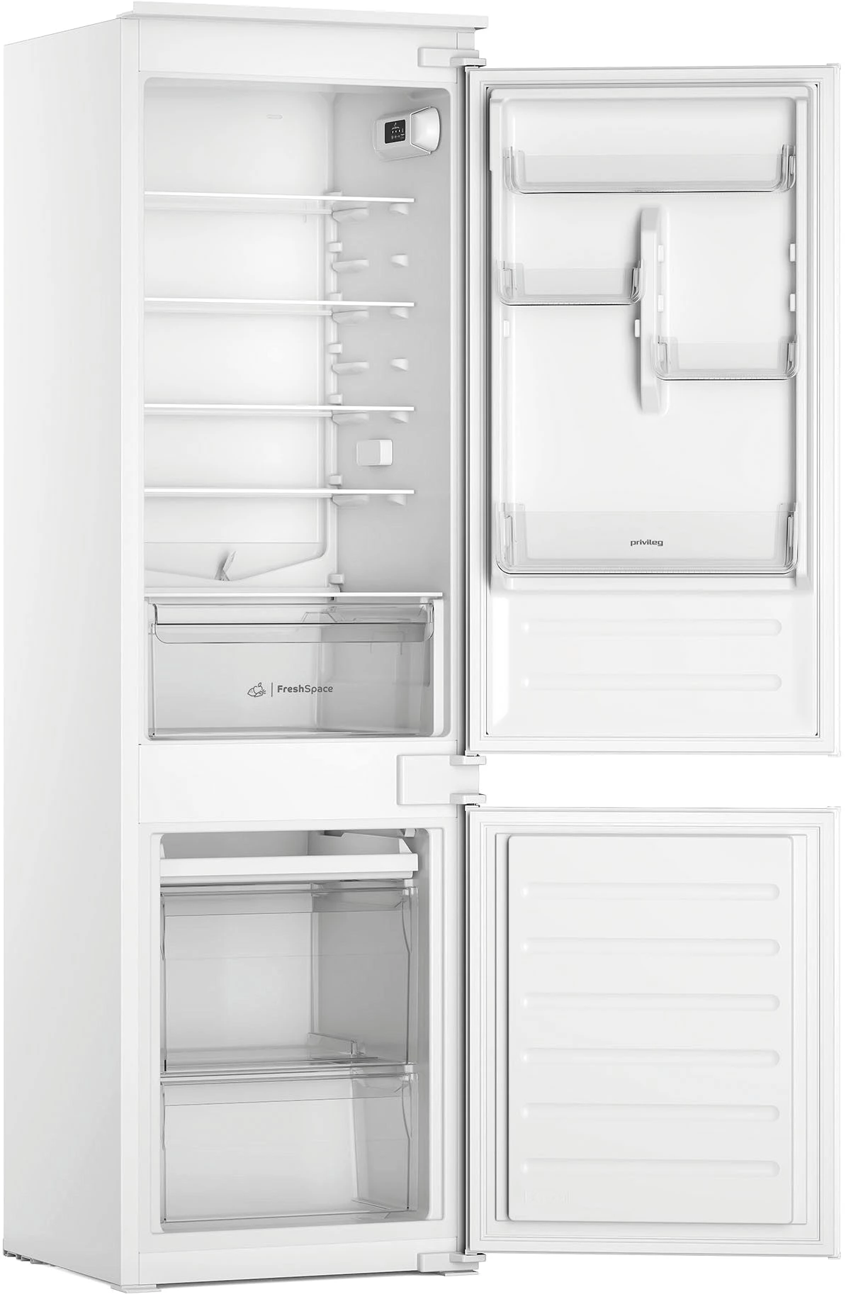 Privileg Einbaukühlgefrierkombination PCIL 178S12, 177 cm hoch, 54 cm breit, LessFrost