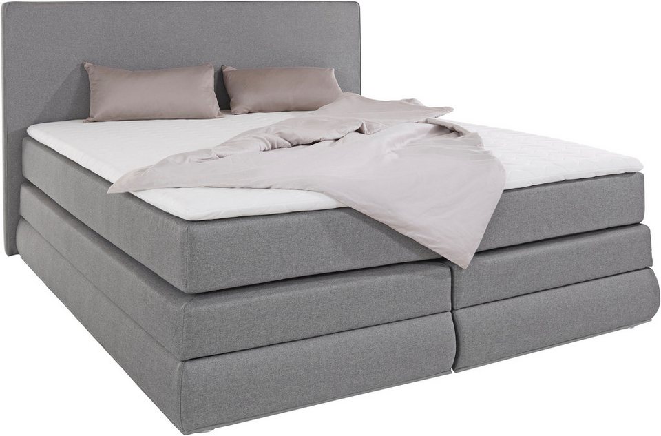 COLLECTION AB Boxspringbett Ninoni, inkl. Bettkasten, Topper und wahlweise mit L