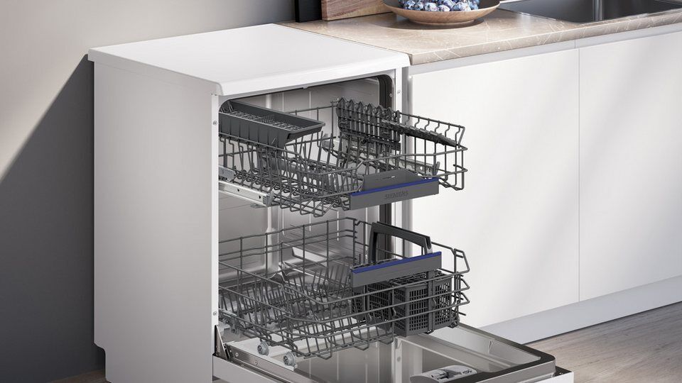 SIEMENS Standgeschirrspüler iQ300 SN23EW28AE, 13 Maßgedecke, Made in Germany, fl