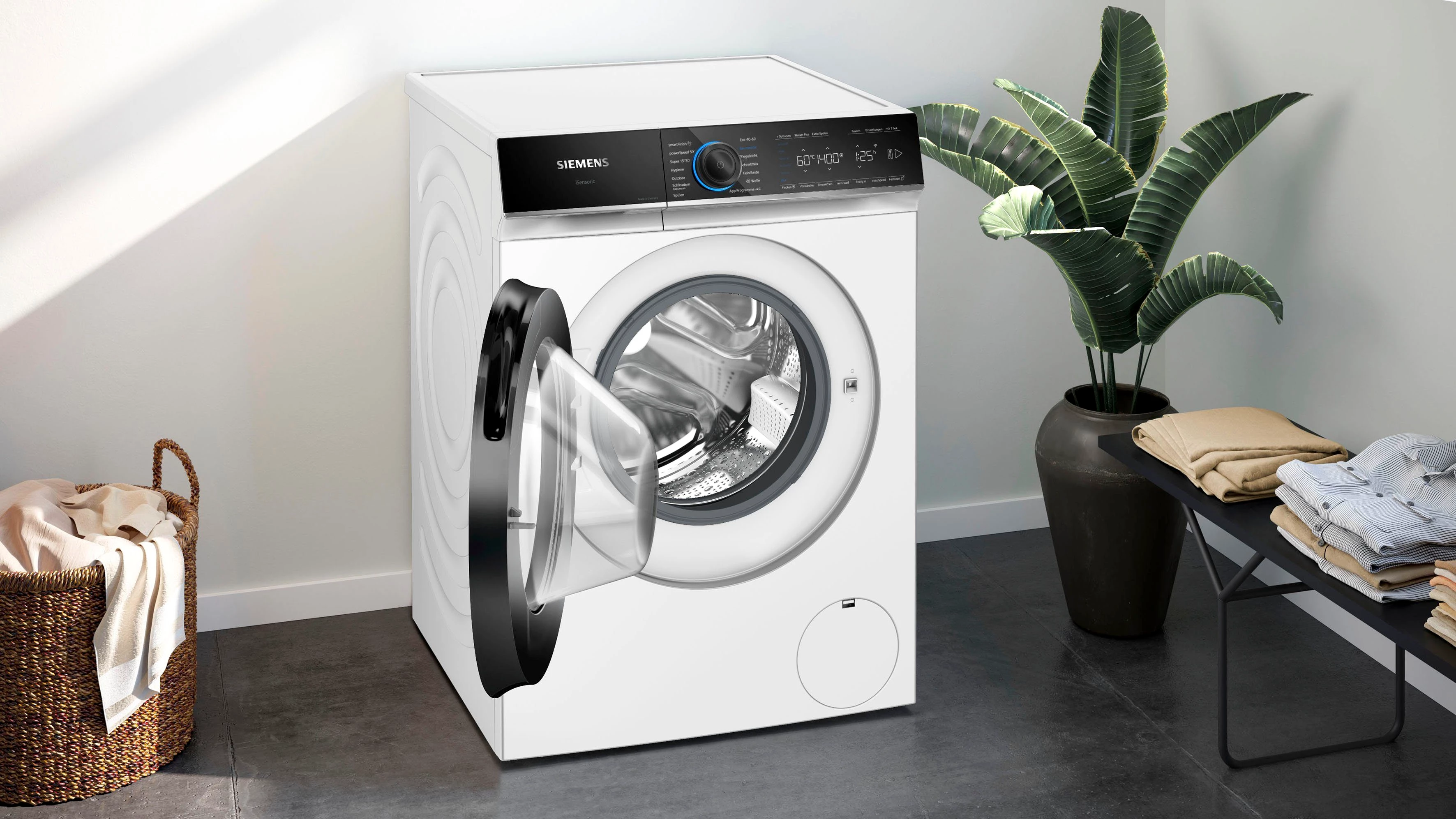 SIEMENS Waschmaschine iQ700 WG44B20Z0, 9 kg, 1400 U/min