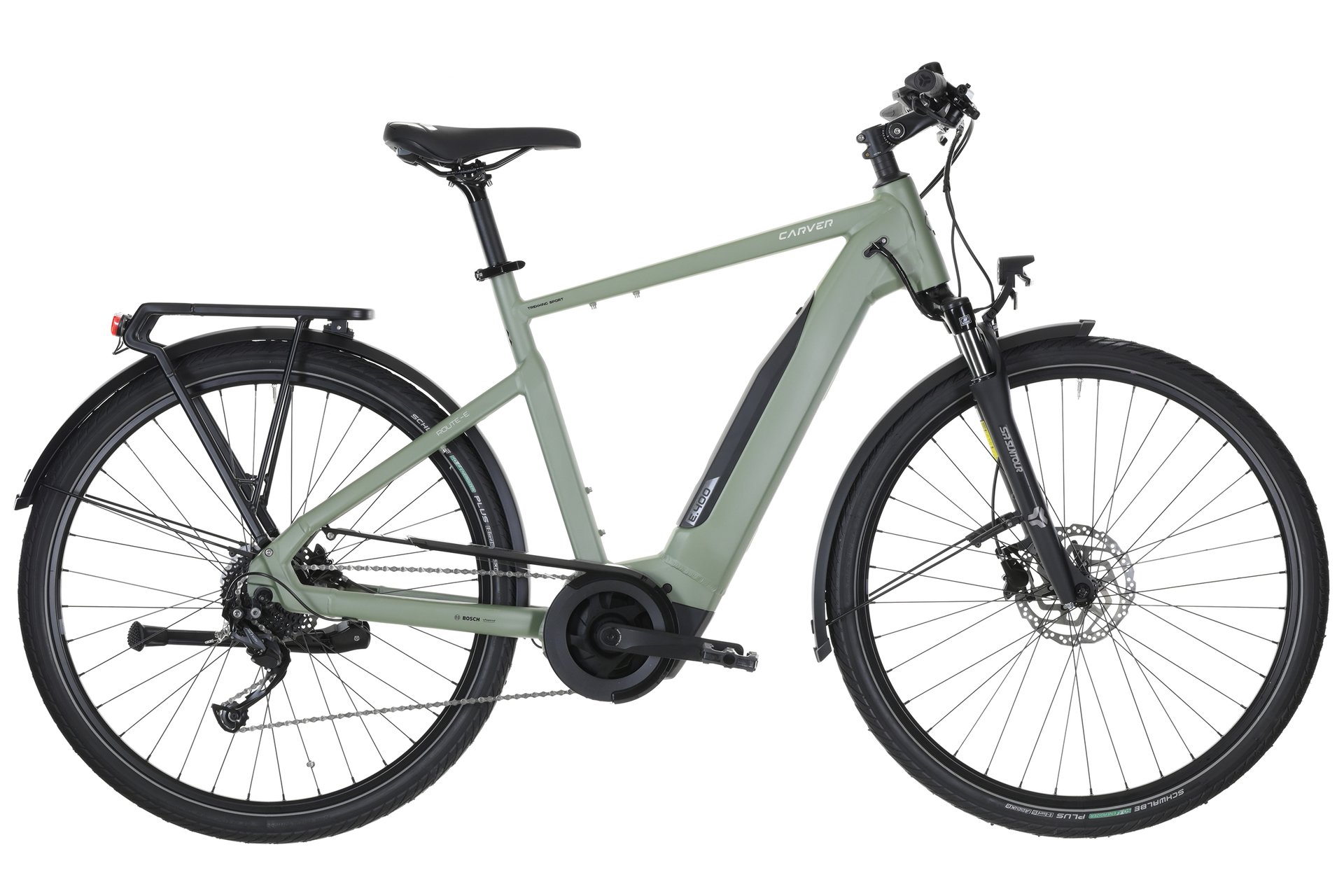 Carver Route E.400 - 400 Wh - 28 Zoll - Diamant - 2026 Grün