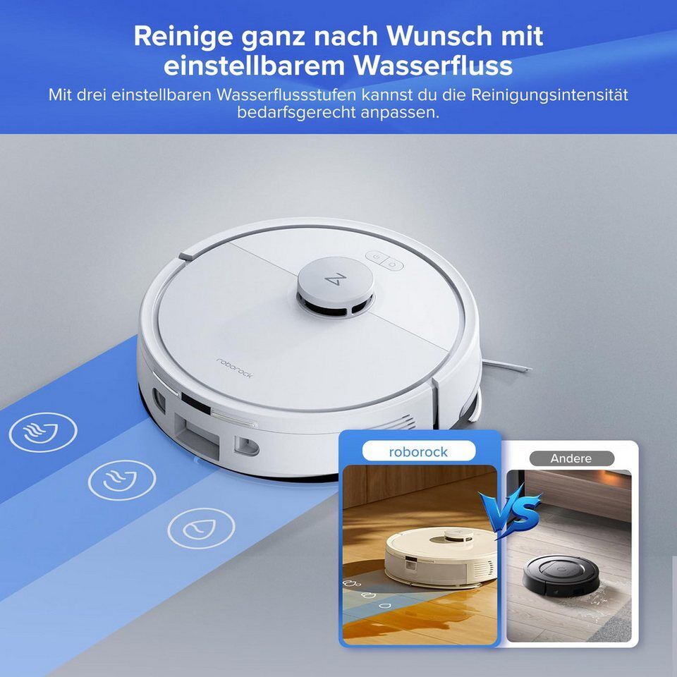 Roborock Saugroboter Q7 BF+, Upgrade von Q7 max+/Q5MAX+/Q5 Pro+, 40 W, 8000 Pa,