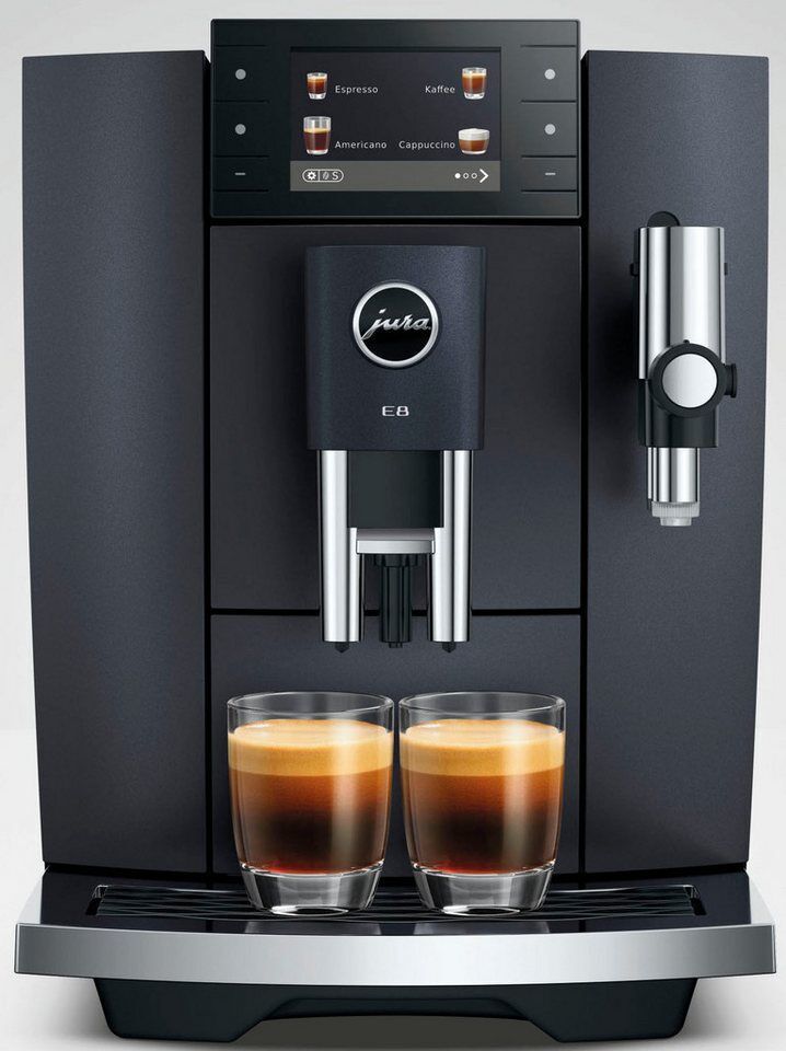 JURA Kaffeevollautomat 15749 E8 Cosmic Black (ED)