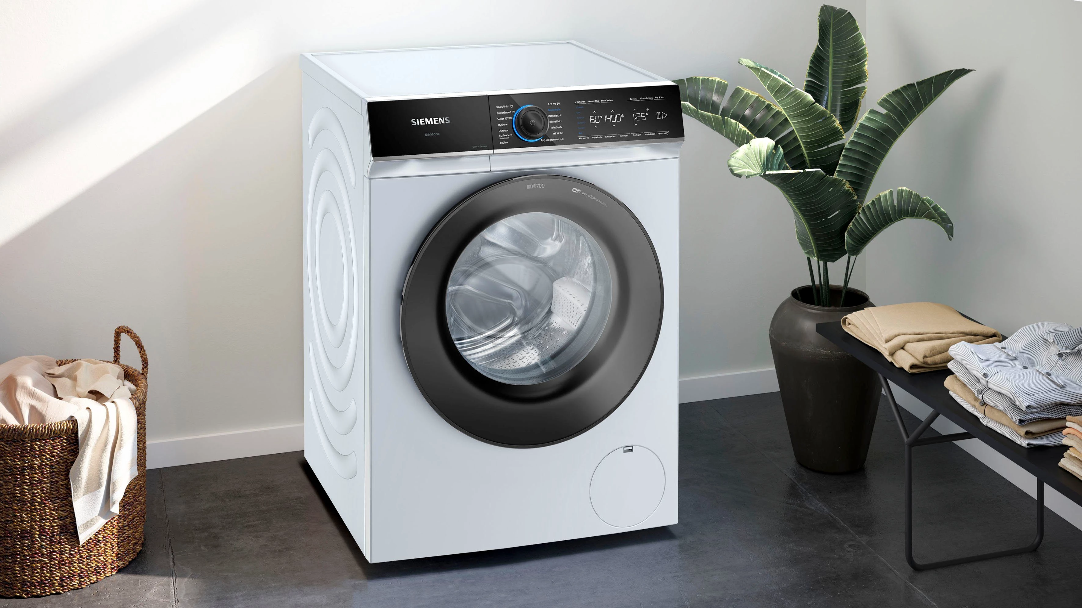 SIEMENS Waschmaschine iQ700 WG44B20Z0, 9 kg, 1400 U/min