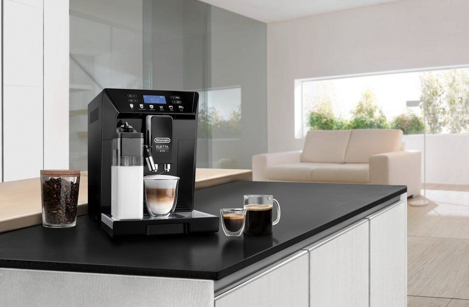 De'Longhi Kaffeevollautomat Eletta Evo ECAM46.860.B - Espresso, (Long) Coffee, C