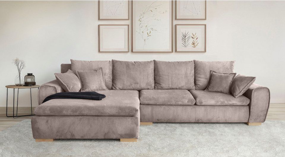 Home affaire Ecksofa Katja L-Form, B: 325 cm - OTTO. Verlässliche Qualität., mit