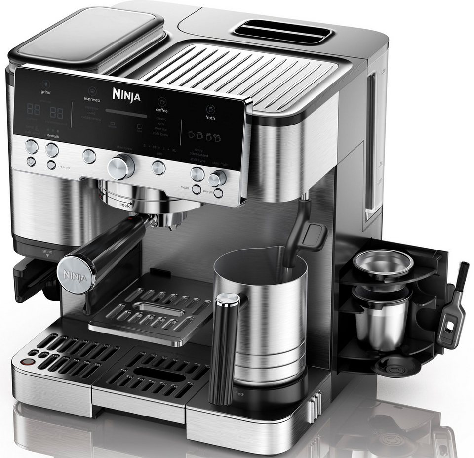 NINJA Espressomaschine ES601EU, Espresso-, Cold Brew- und Filterkaffeemaschine