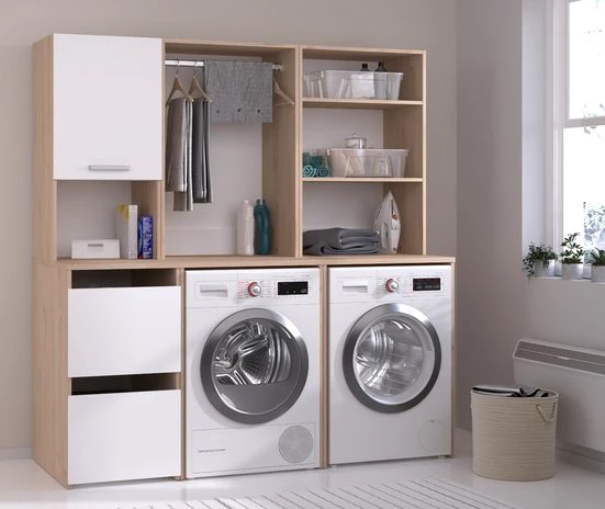 Parisot Waschmaschinenumbauschrank Laundry  mit viel Stauraum