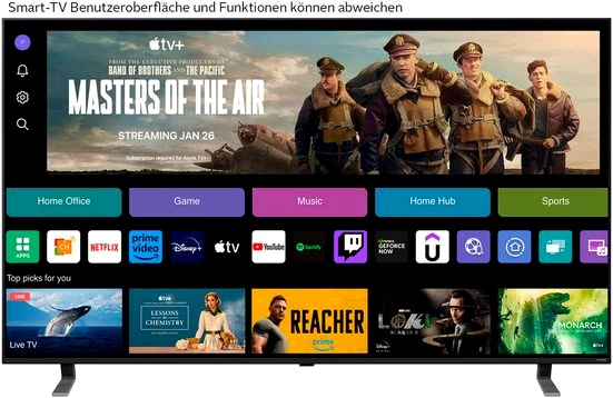 LG 75QNED85T6C QNED-Fernseher (189 cm/75 Zoll, 4K Ultra HD, Smart-TV)