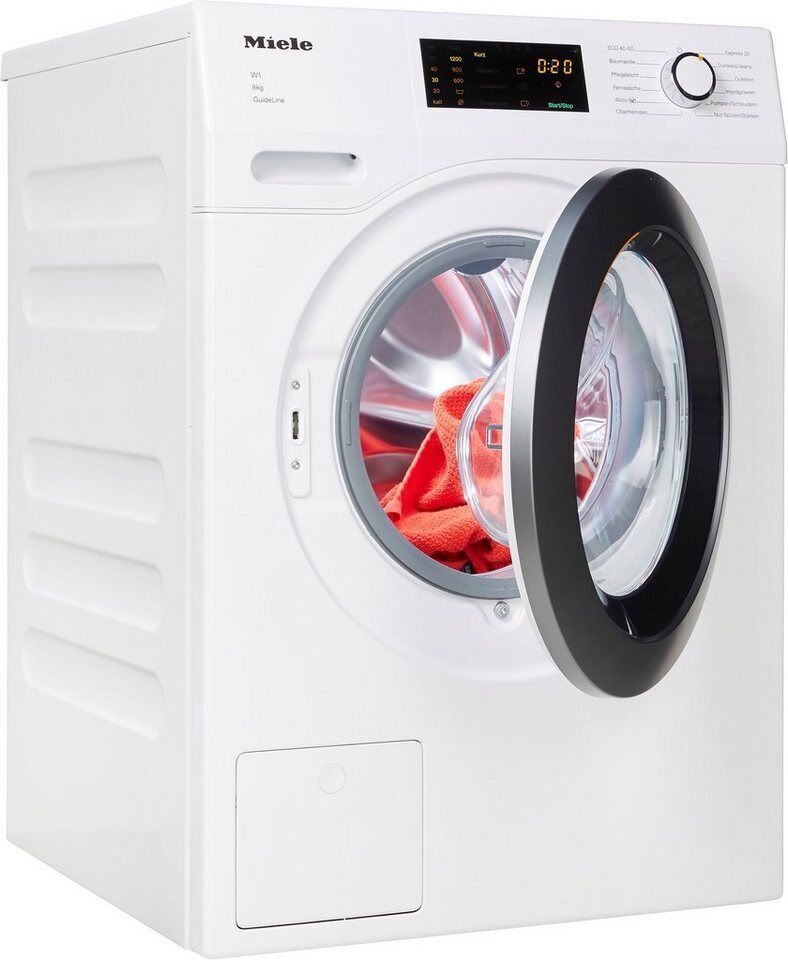 Miele Waschmaschine WDD131 WPS GuideLine, 8 kg, 1400 U/min, GuideLine für Mensch