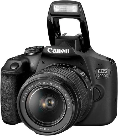 Canon Canon EOS 2000D+EF-S 18-55mm schwarz Set Angebot Spiegelreflexkamera