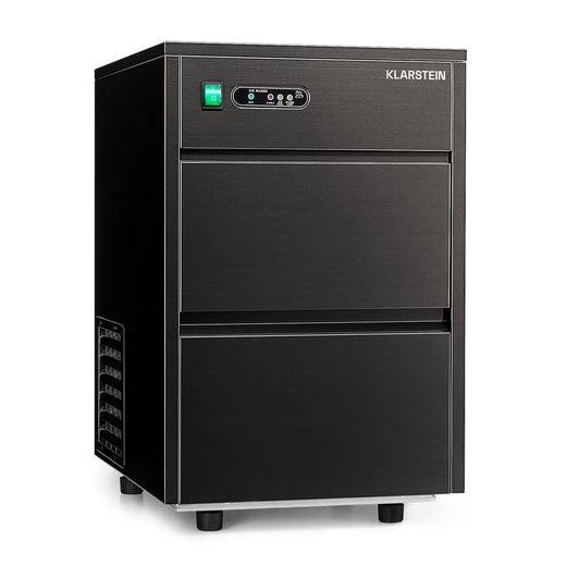 Klarstein Eiswürfelmaschine Powericer, Eiswürfelbereiter Elektrisch Ice maker 20kg /Tag 1,8 L LED