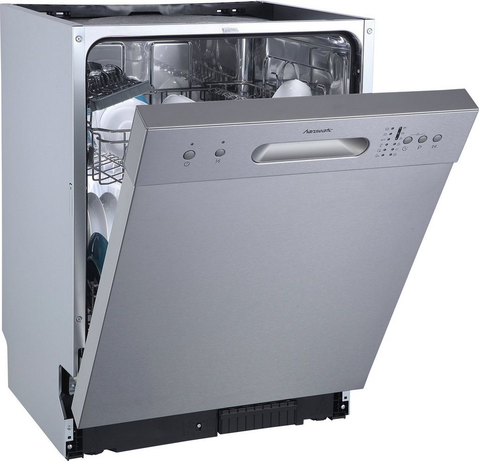 Hanseatic Unterbaugeschirrspüler HGU6082E127735BI, 12 Maßgedecke, für 12 Maßgede