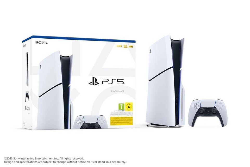 Playstation PS5 Konsole Slim + EA Sports FC 24 FIFA24 Bundle 1TB, Laufwerk Disk